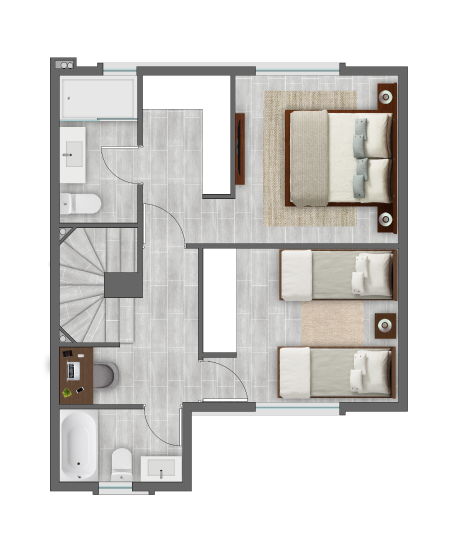 TOWNHOUSE A Planta B